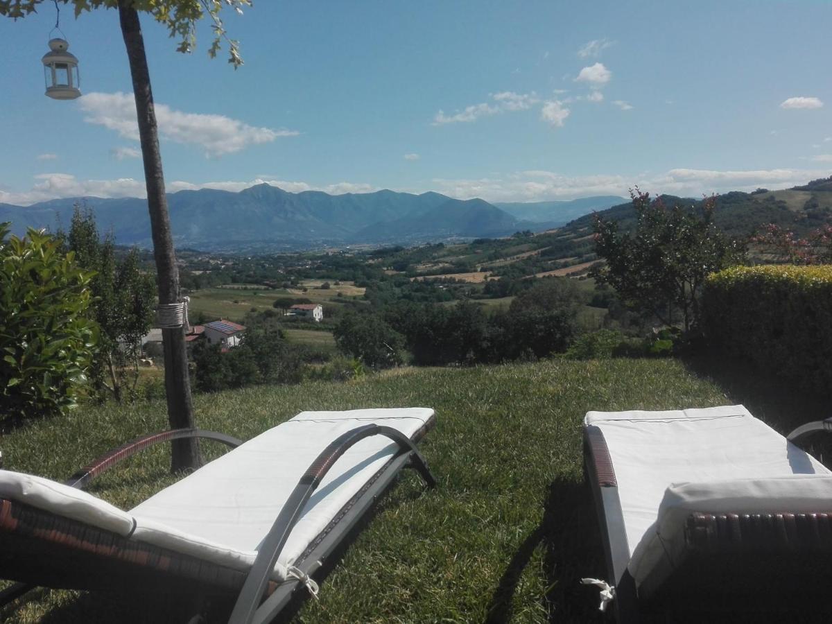 Villa Santoro Ai Tre Ulivi Con Piscina Privata Caiazzo Экстерьер фото